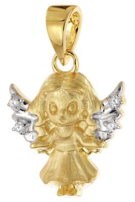 trendor Schmuck Engel Anhänger Gold 333 / 8K Schmuck-Anhänger mit Zirkonia 21310