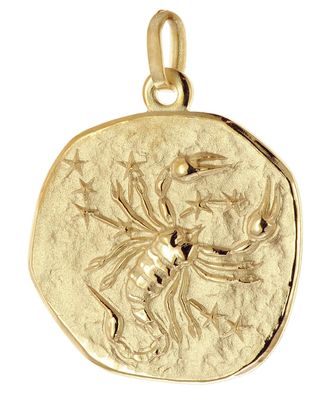 trendor Schmuck Anhänger Sternzeichen Skorpion Silber Vergoldet Ø 20 mm 21300-11