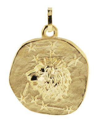 trendor Schmuck Anhänger Löwe Sternzeichen 925 Silber Vergoldet ? 20 mm 21300-08