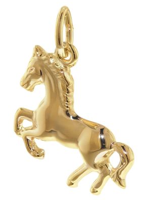 trendor Schmuck Schmuck-Anhänger Pferd Gold 333 / 8K 21558