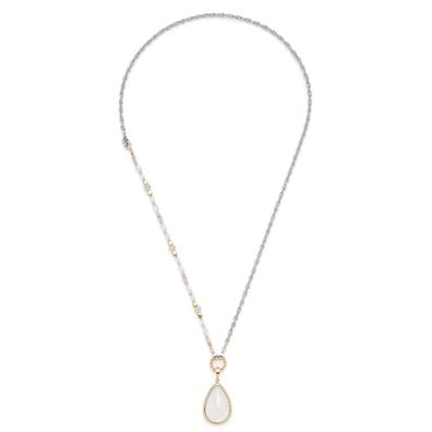 Leonardo Schmuck Damen-Kette Set Esther 69 cm Clip & Mix Zweifarbig 026309