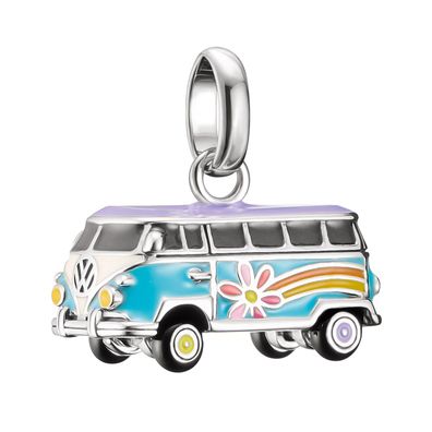 Thomas Sabo Schmuck Charm-Anhänger Hippie Bus Connect Silber CC1324-664-7