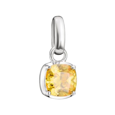 Thomas Sabo Schmuck Charm-Anhänger Gelb Connect Silber CC1339-051-4