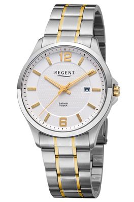 Regent Herrenuhr Quarz mit Saphirglas Bicolor F-1678