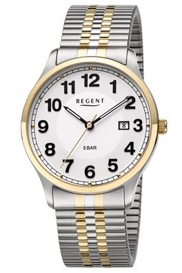 Regent Herrenuhr mit Zugband Zweifarbig F-1575