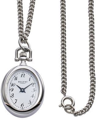 Regent Umhängeuhr mit Kette Silberfarben P-779