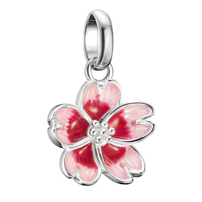 Thomas Sabo Schmuck Charm-Anhänger Blüte Connect Silber CC1343-007-9