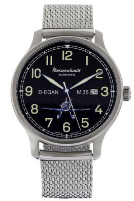Messerschmitt Herrenuhr M35 Automatik mit Meshband M-35A-SCM