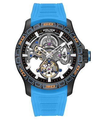 Police Herren-Armbanduhr Automatik Spirit Türkis PEWGR0097804