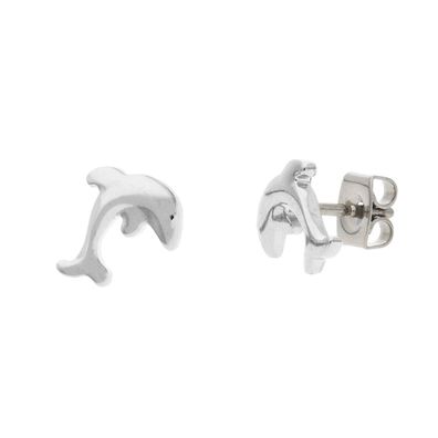 Boccia Schmuck Kinder-Ohrringe Ohrstecker Titan Delfin 05090-01