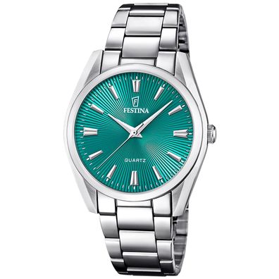 Festina Damen-Armbanduhr Quarz Stahl/Grün F20622/Q