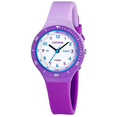 Calypso Kinder-Armbanduhr Quarz Lila 10 bar K5882/2