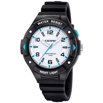 Calypso Herren-Armbanduhr Quarz Schwarz 10 bar K5883/1