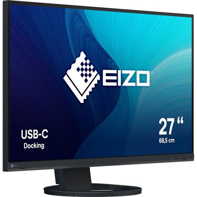 EIZO 68.5cm (27"), EV2720-BK, 16:9 HDMI+DP+USB-C IPS black