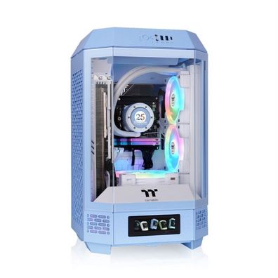 Thermaltake Geh Thermaltake The Tower 250 Mini Tower "Hydrangea Blue" retail