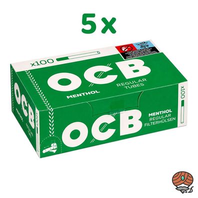 500 OCB Menthol Hülsen Zigarettenhülsen - Filterhülsen