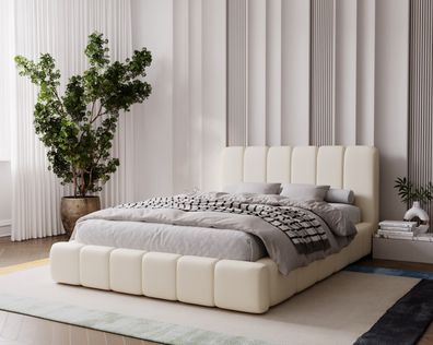 Polsterbett RINA 120 - 200 cm Bett mit Bettkasten & Lattenrost - Doppelbett, Stauraum