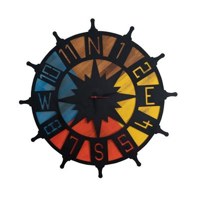 Wanduhr Karnaval