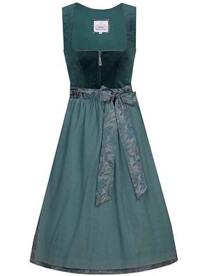 MarJo Dirndl Irsee 70cm Länge petrol/jade - Größe: 40