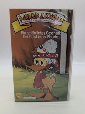 Alfred J. Kwak VHS Ein gefährliches Geschenk Zeichentrick Kult RAR