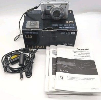 Panasonic Lumix DMC LZ5 Digitalkamera Vintage silber