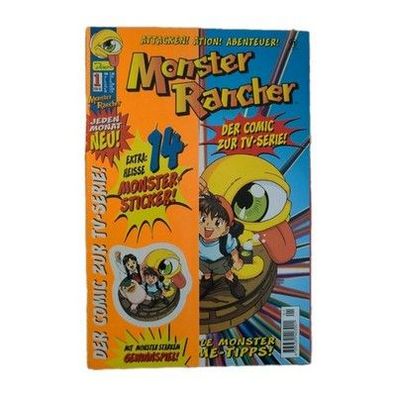Monster Rancher Heft 01 Feb 2001 Magazin mit Sticker komplett