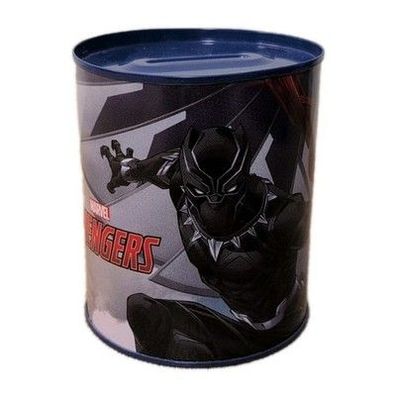 Marvel Avengers Spardose Blechdose Hulk Black Panther Sparbüchse Kinder TOP