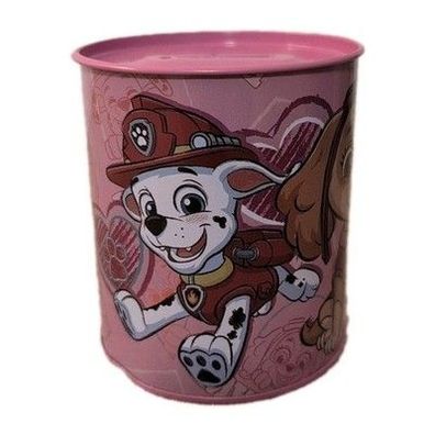 PAW PATROL Spardose Sparbüchse Chase Marshall Kinder Geschenk Pink NEU TOP