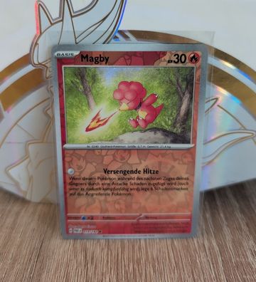 Pokémon Magby 019/182 Reverse Holo Paradoxrift DE NM Karte
