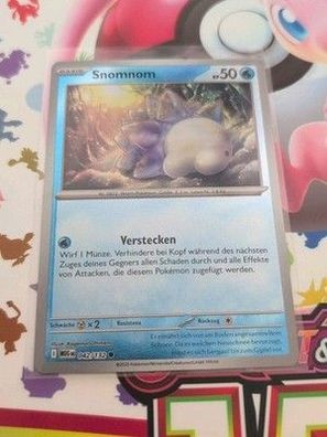 Pokémon Snomnom 042/132 Reverse Holo Deutsch NM Karte