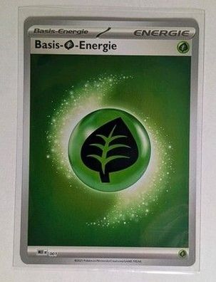 Basis-Pflanzen-Energie | MEE 001 | Reverse Holo Pokemon | Erhabene Helden | NM