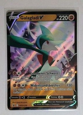 Galagladi V SWSH258 Black Star Promo Deutsch NM Pokemon