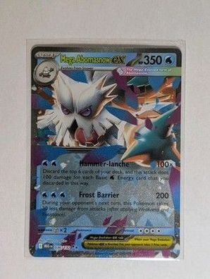 Mega Abomasnow ex Double Rare ME01: Mega Evolution 036/132 englisch Pokemon Kart