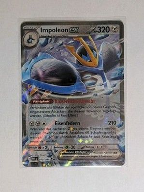 Pokemonkarte Impoleon Ex 070/094 Holo Deutsch 2025