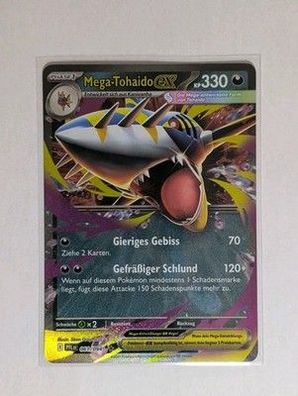 Pokémon Mega Tohaido ex 061/094 Double Rare Fatale Flammen DE NM Karte