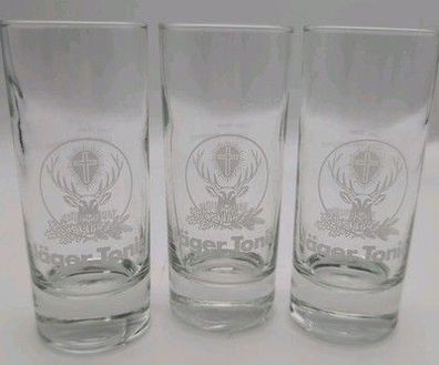 3 Jäger Tonic Gläser Jägermeister Longdrinkgläser 3er Set