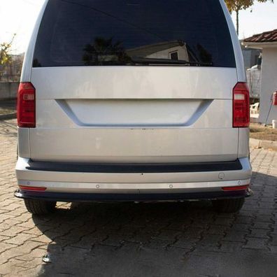 Ladekantenschutz für VW Caddy 2003-2015 Stoßstangenschutz Matt Schwarz aus ABS