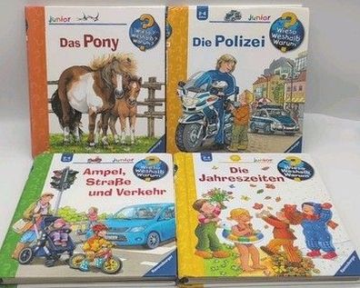 Wieso? Weshalb? Warum? 4er-Buch-Set Für Kinder von2-4 Jahren Lernbücher