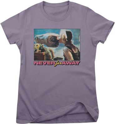 E.T. Damen T-Shirt-Never Far Away Girly Tee UV-5-ET015