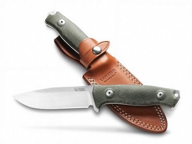 LionSteel M5 CVG Green Canvas Micarta Sleipner Messer Outdoor Bushcraft