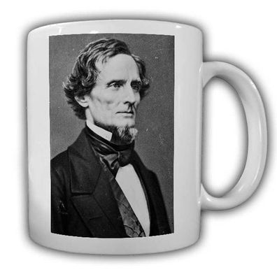 Jefferson Davis Tasse Politiker Präsident Amerika Bürgerkireg Wappen #22609