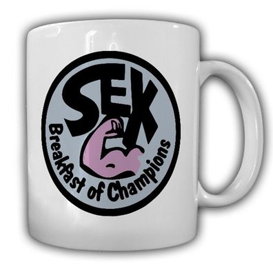 Tasse SEK Breakfast of Champions James Hunt Patch Rennfahrer 70er #17056