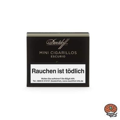 Davidoff Escurio Mini Cigarillos / Zigarillos, 20 Stück