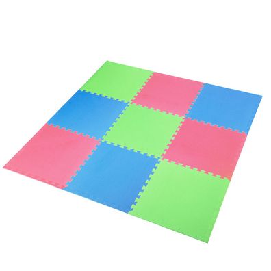 ONE Fitness MP10 Puzzle Matte Grün Blau Rot 9 Elemente 180 × 180 cm