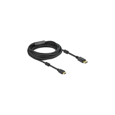 DELOCK DisplayPort 1.2 > HDMI Kabel 4K 60Hz 10,0m aktiv