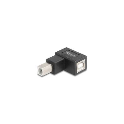 DELOCK Adapter USB 2.0 B Stecker zu B Buchse 90° gew. oben