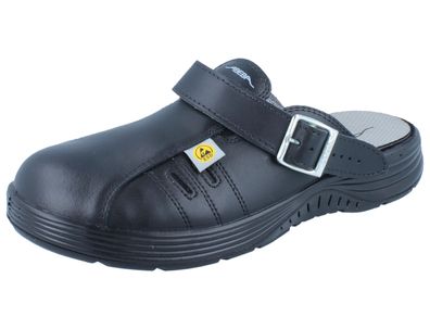 ABEBA 7131042 X-Light SB SRA schwarz/Glattleder