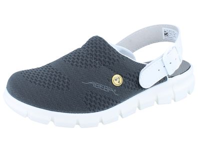 ABEBA Dynamic Damen Herren Berufsclogs ESD grau Textil