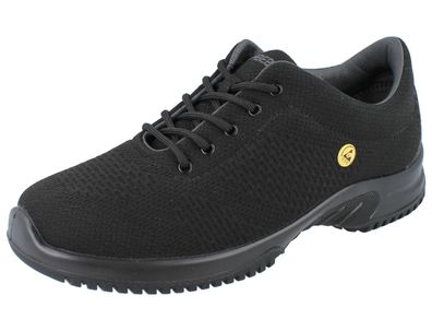ABEBA Uni 6 Damen Herren Halbschuhe O2 schwarz