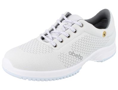 ABEBA Uni 6 Damen Herren Berufshalbschuhe O2 weiß